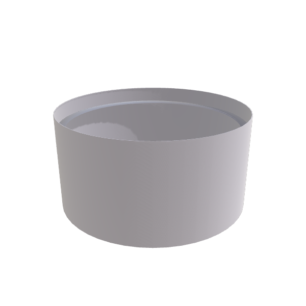Matte White Aluminum Circular Planter (48"D × 24"H) Raised Garden Bed - 3/16" Knife Edge Walls