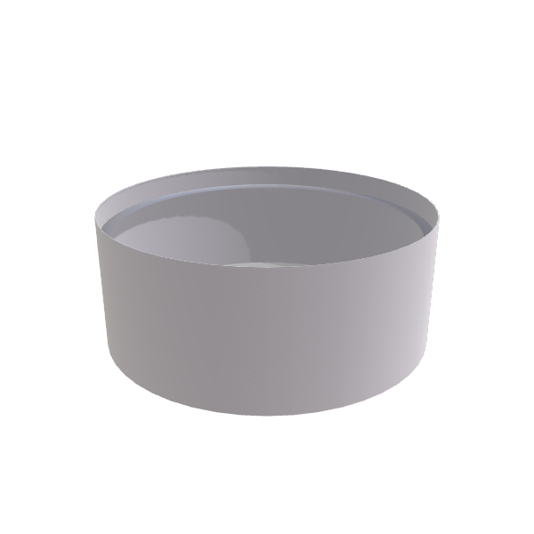 Matte White Aluminum Circular Planter (60"D × 24"H) Raised Garden Bed - 3/16" Knife Edge Walls